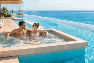 Lagoon Jacuzzi at Danube Shahrukhz Residences