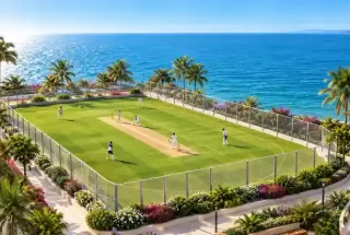 Cricket Pitch at Danube Shahrukhz Residences