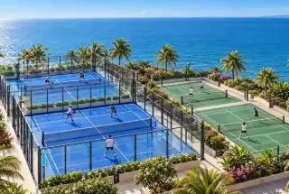 Badminton & Padel Courts at Danube Shahrukhz Residences