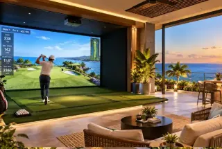 Golf Simulator at Danube Shahrukhz Residences