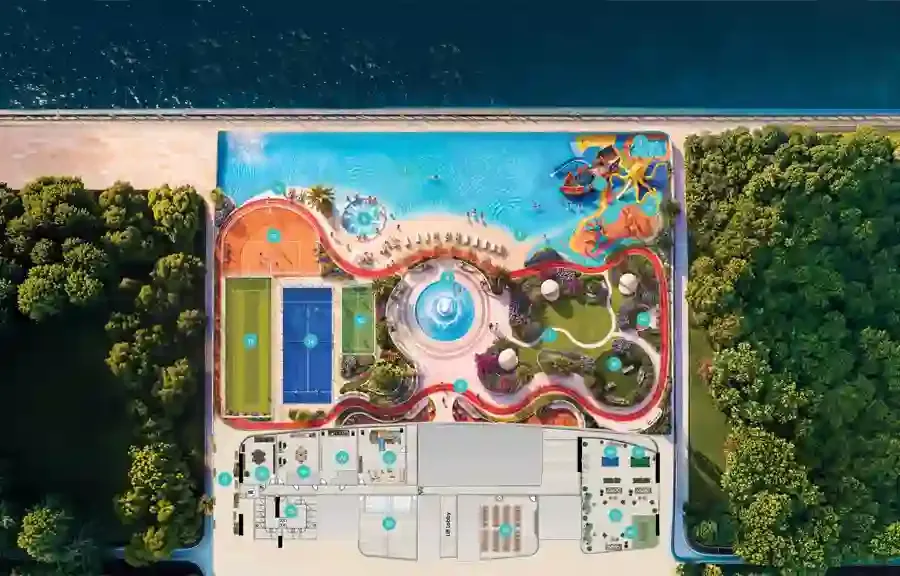 Danube Shahrukhz Residences master plan layout